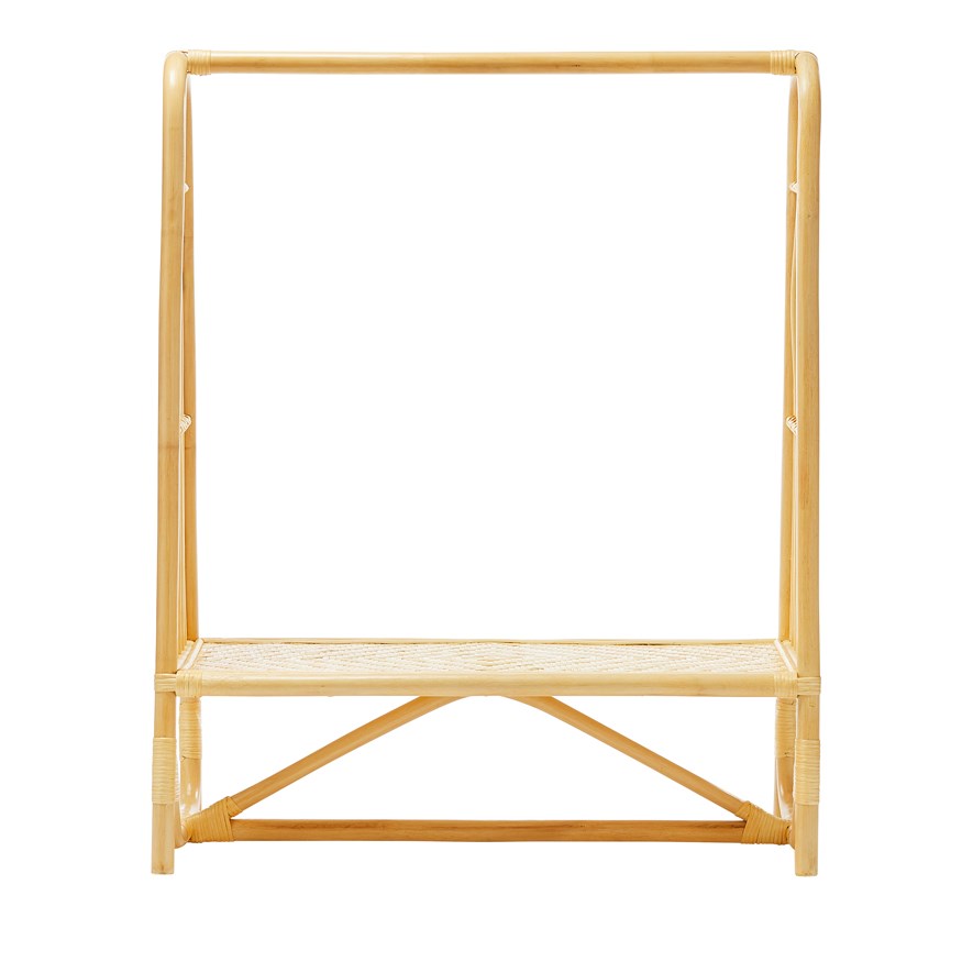 Adairs Kids Brighton Natural Rattan Clothes Rack Adairs