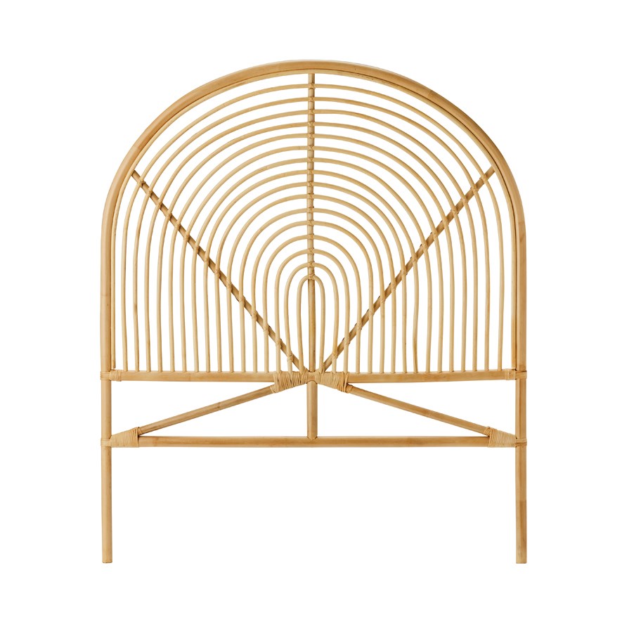 Adairs Kids Brighton Natural Rattan Bedhead Adairs