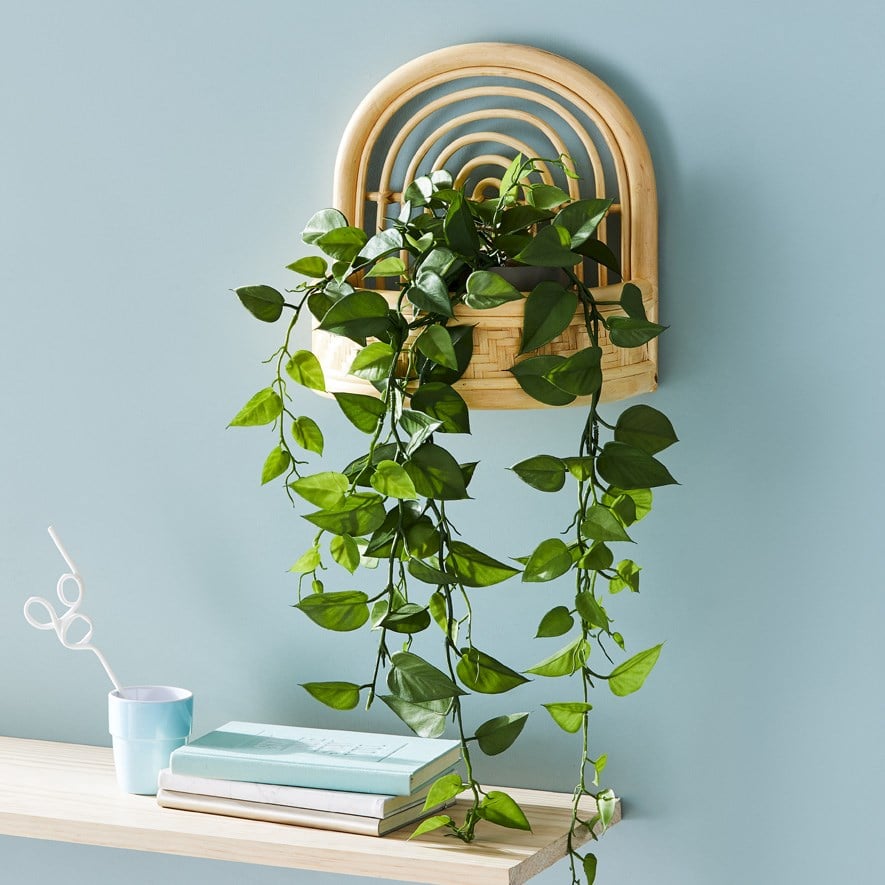 Brighton Natural Rattan Wall Shelf Adairs