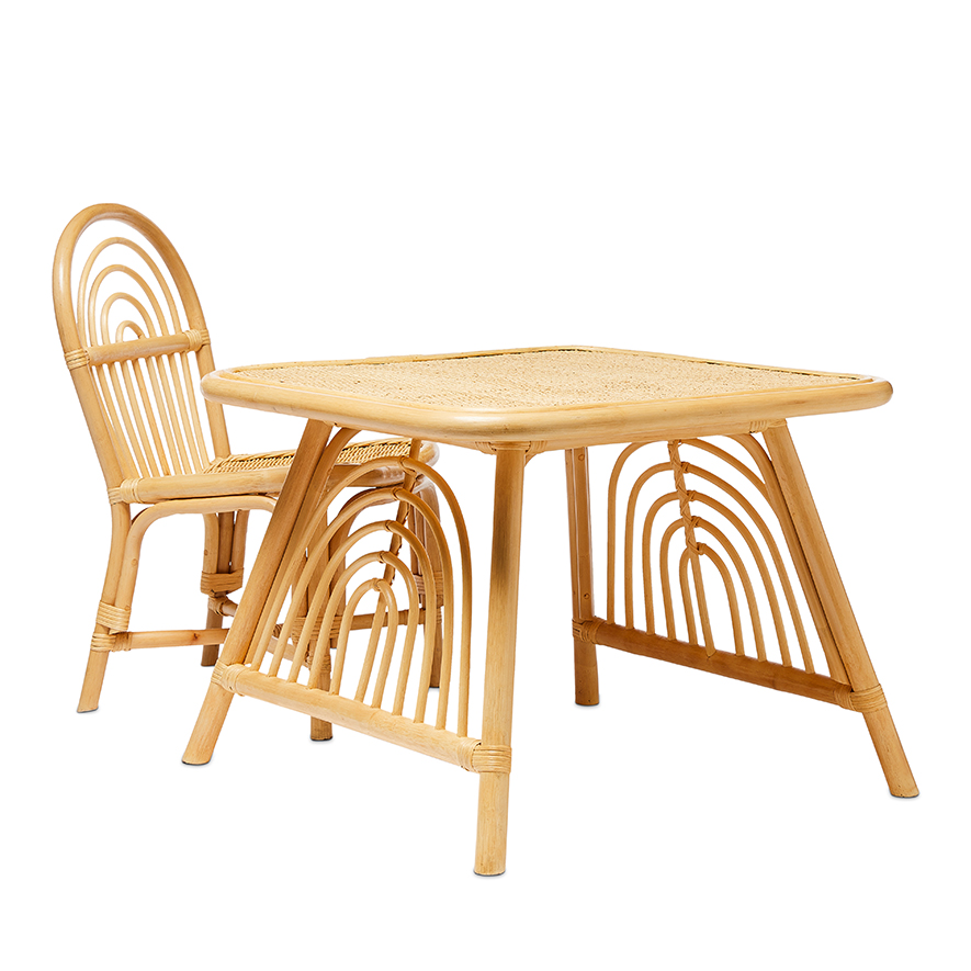 Adairs Kids Brighton Rattan Natural Chair Adairs