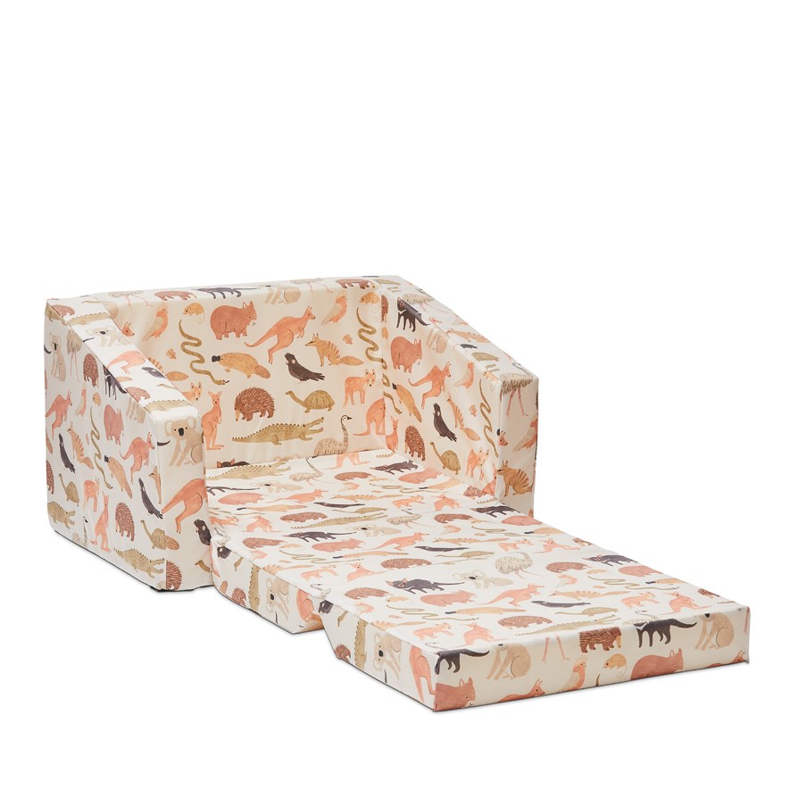 Adairs Kids Australiana Animals Flip Out Sofa Adairs