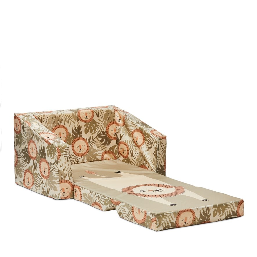 Adairs Kids King of the Jungle Flip Out Sofa Adairs
