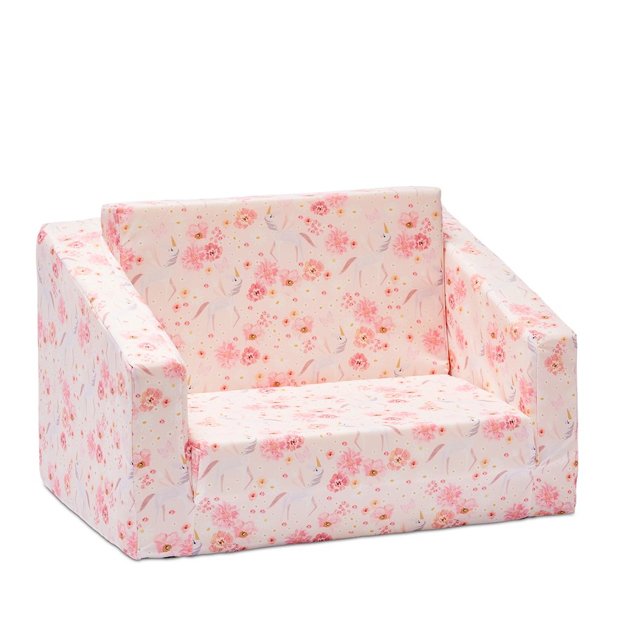 Adairs Kids Unicorn Garden Flip Out Sofa Furniture Adairs
