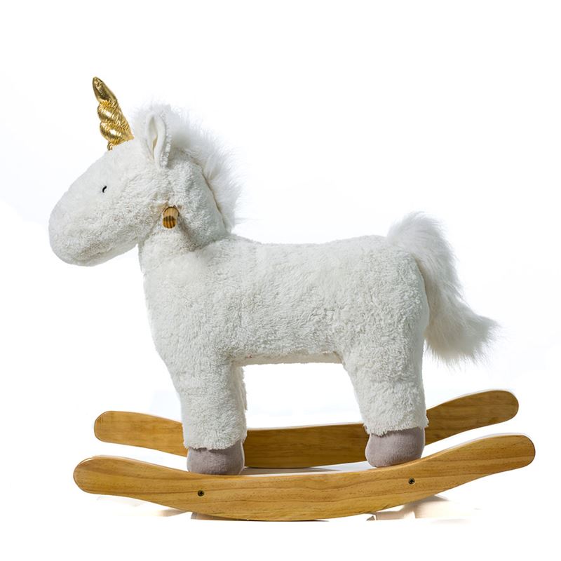 Cuddle Toy Rocking Animal White Unicorn- Home & Gifts - Gifts & Toys -  Adairs Kids Online