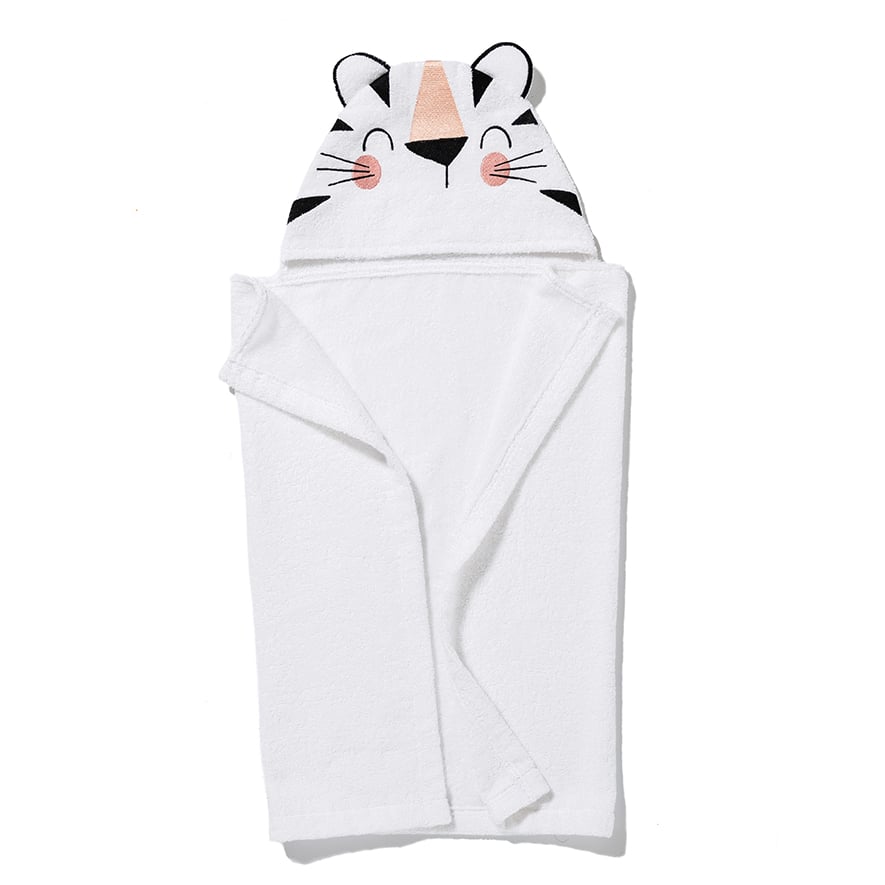 Adairs Baby Tiger Hooded Towel Adairs