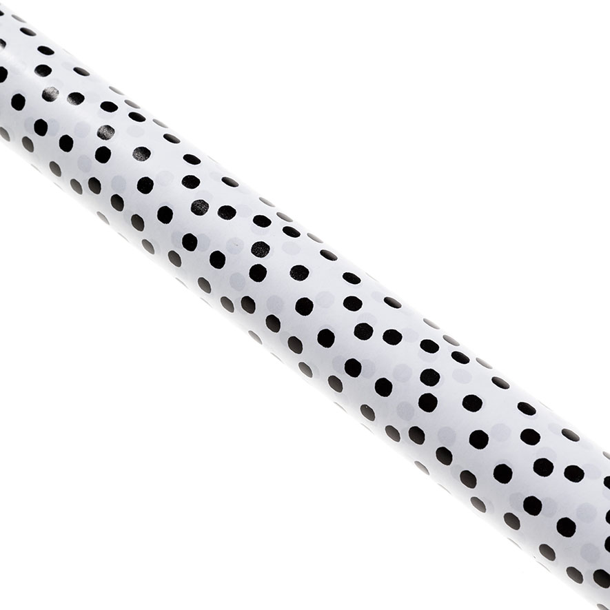 Adairs Kids Black Mini Spot Wrapping Paper 3 Metre Roll Adairs