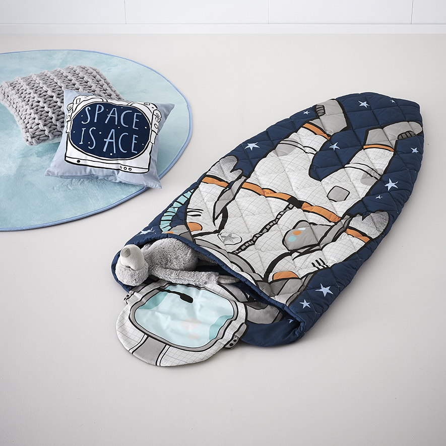 Adairs Kids Novelty Sleeping Bag Astronaut Adairs
