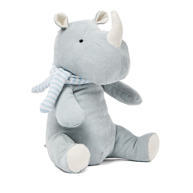 Corduroy Rhino Keepsake Toy