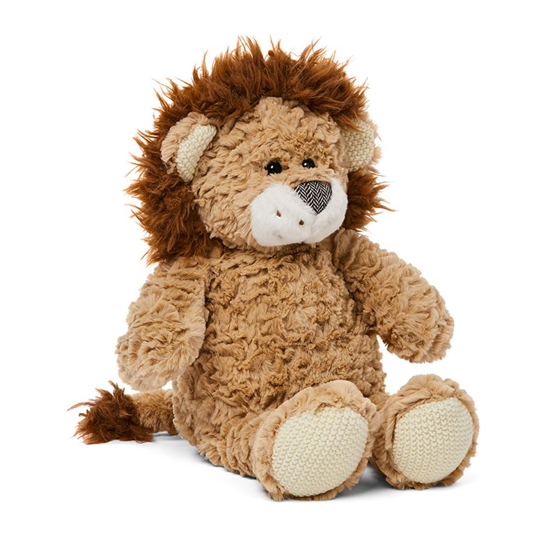 Natural Plush Lion Keepsake Toy