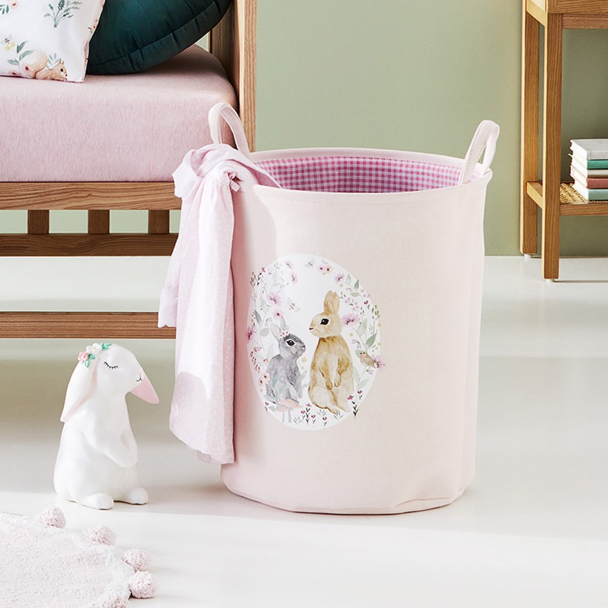 Adairs Kids Novelty Printed Forest Friends Basket Adairs