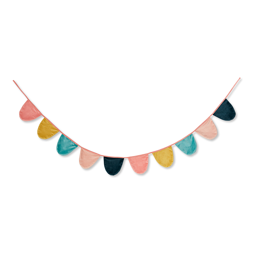 Adairs Kids Velvet Garland Multi Adairs