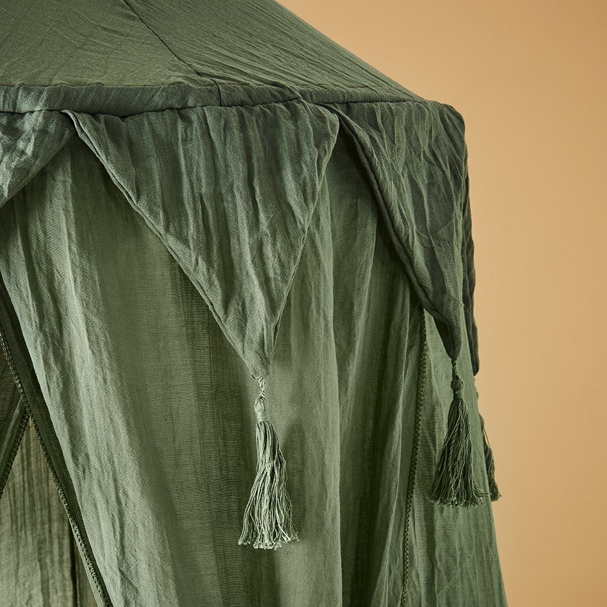 Adairs Kids Moroccan Dream Moss Novelty Canopy Adairs