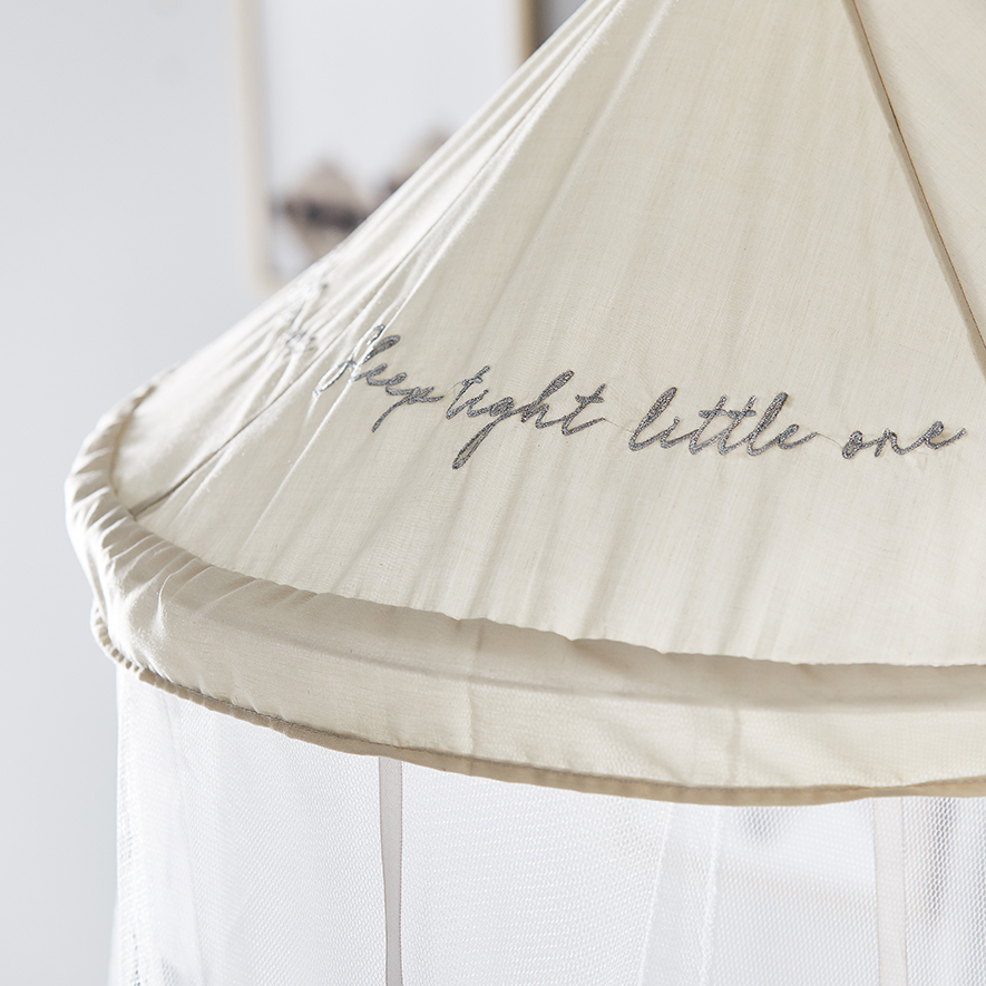 Adairs Kids Novelty White Sleep Tight Canopy Adairs