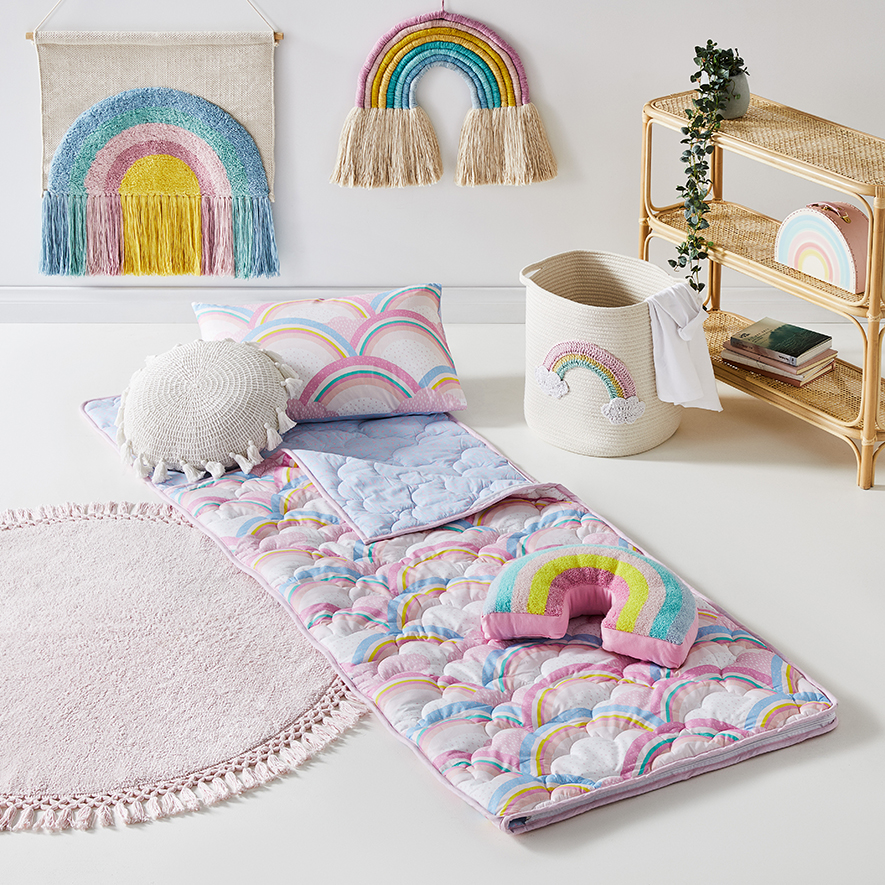 Adairs Kids - Kids Rainbow Sleeping Bag | Adairs