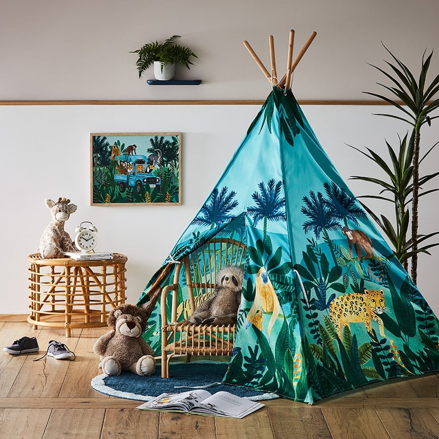 Adairs Kids Off Road Safari Designer Teepee Adairs