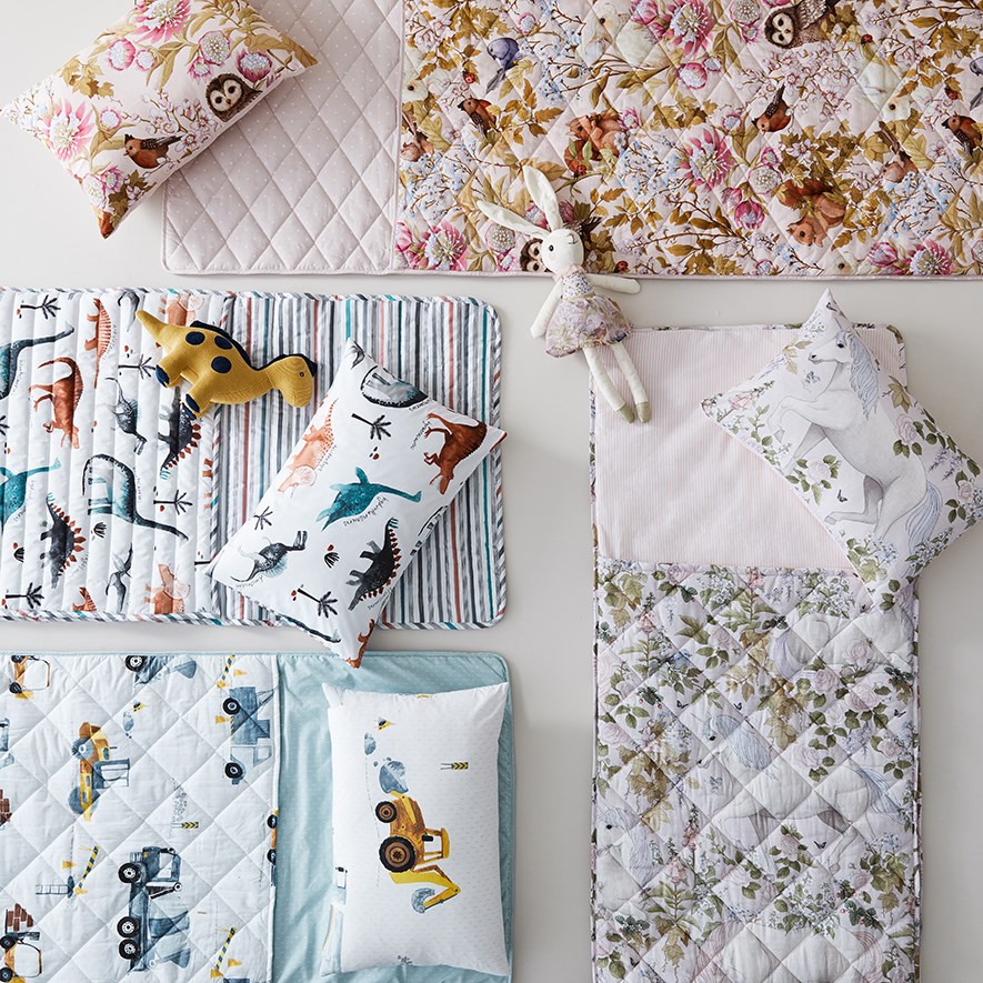 Adairs Kids Under Construction Sleeping Bag Adairs