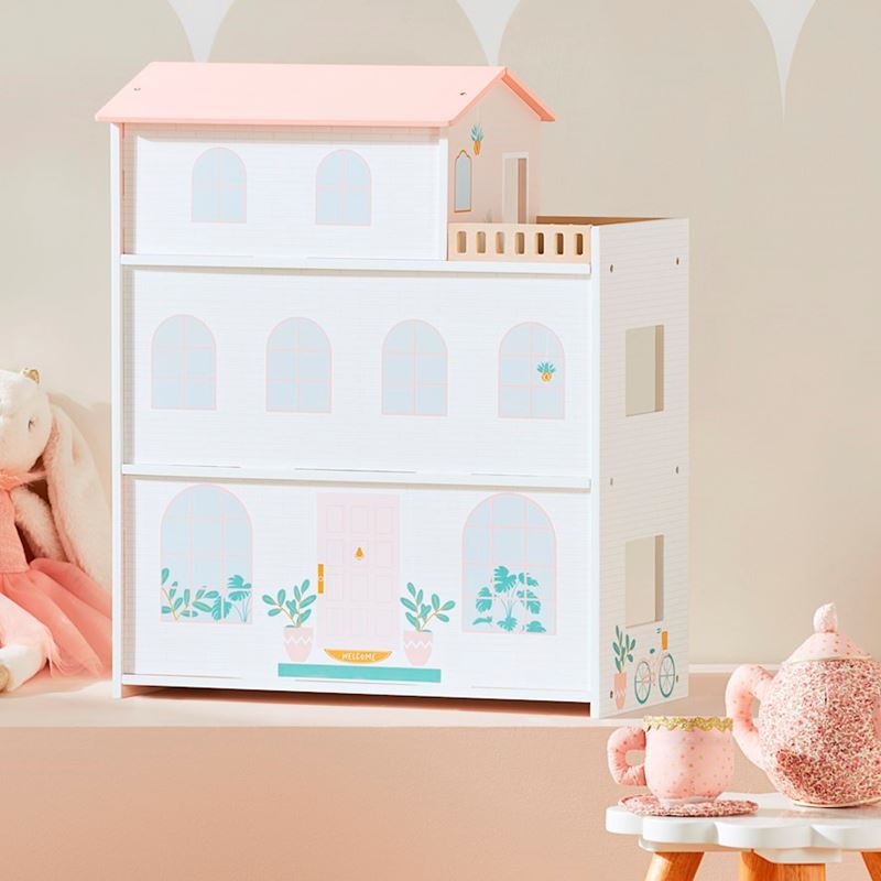 Timber Doll House and Furniture Play Collection