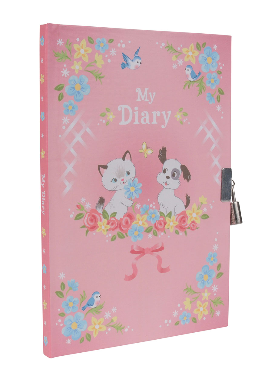 Tiger Tribe Lockable Diary Adairs