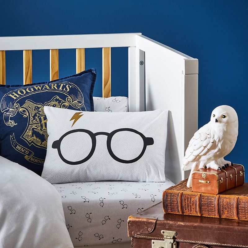 Harry Potter Collection Glasses Cot Text Pillowcase