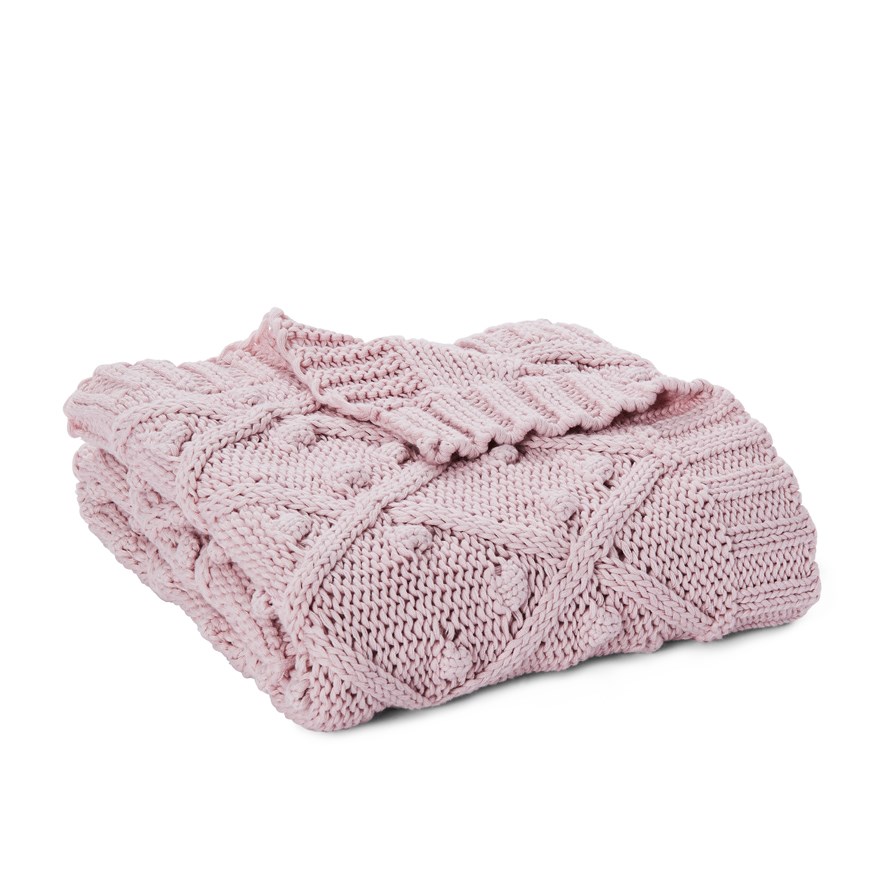 Pink cotton baby sales blanket