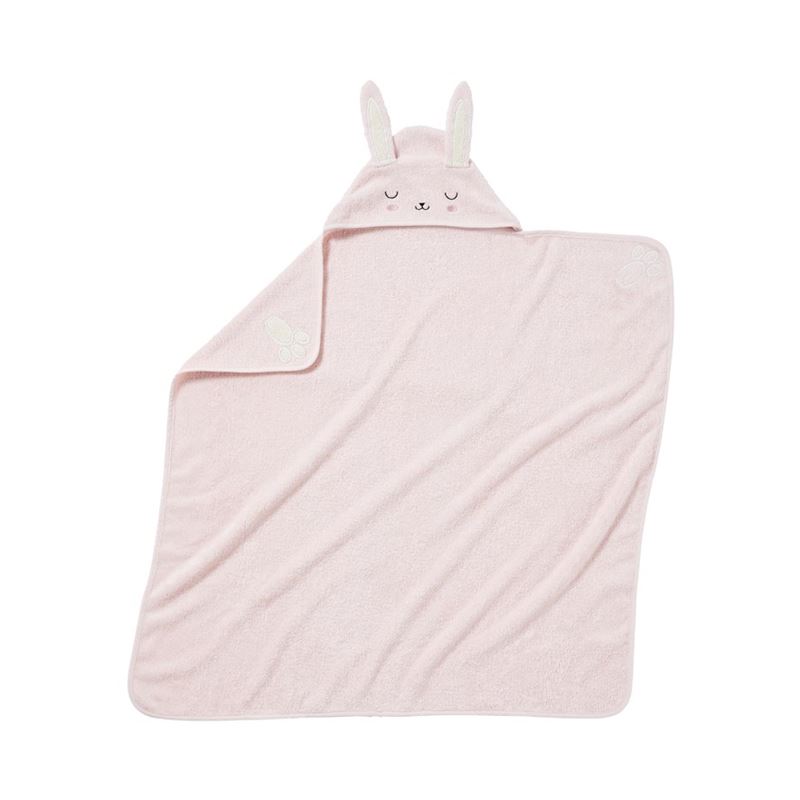 Bunny Pink Hooded Towel