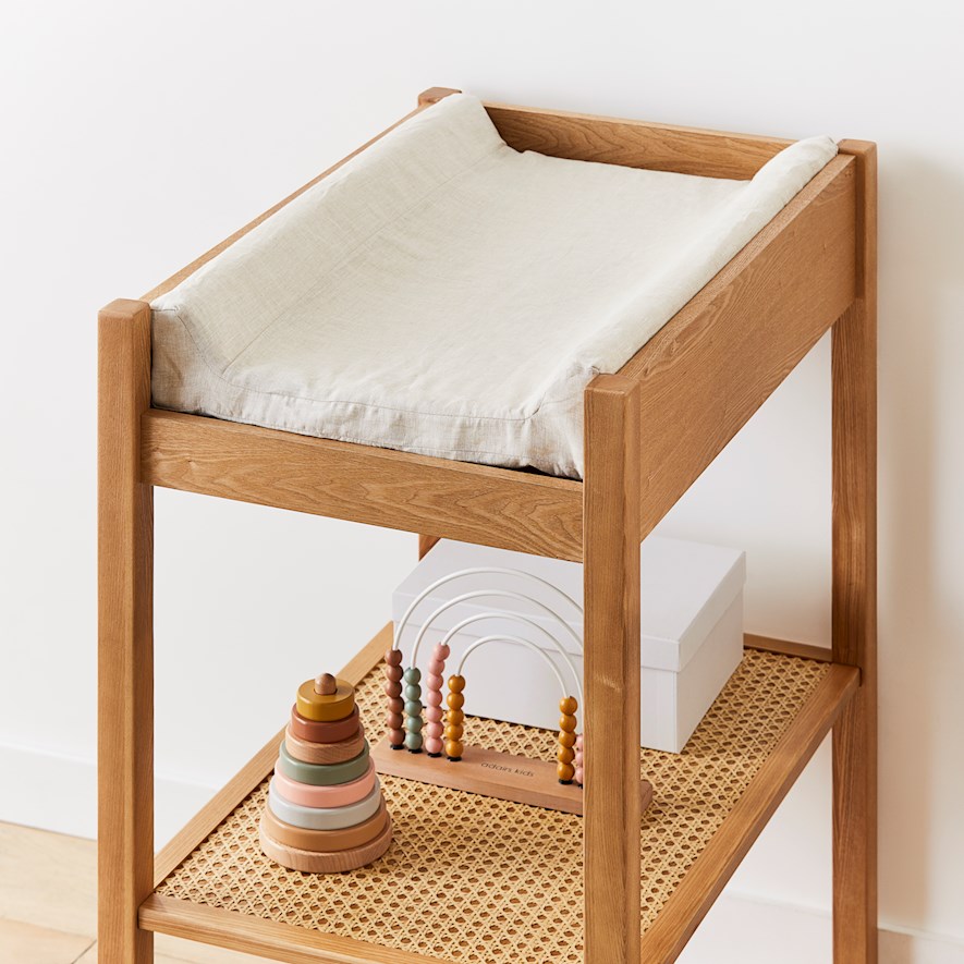 Adairs Baby Vintage Washed Change Pad Linen Cover Nursery Adairs