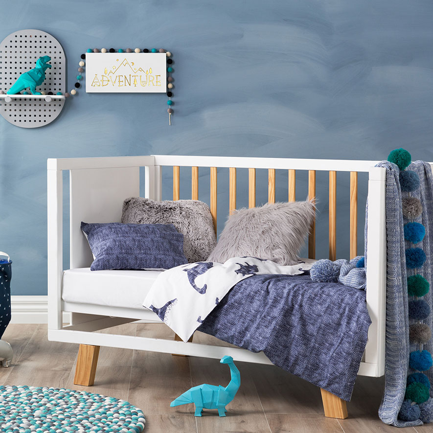 Adairs Kids Dinosaurus Cot Quilt Cover Set Adairs