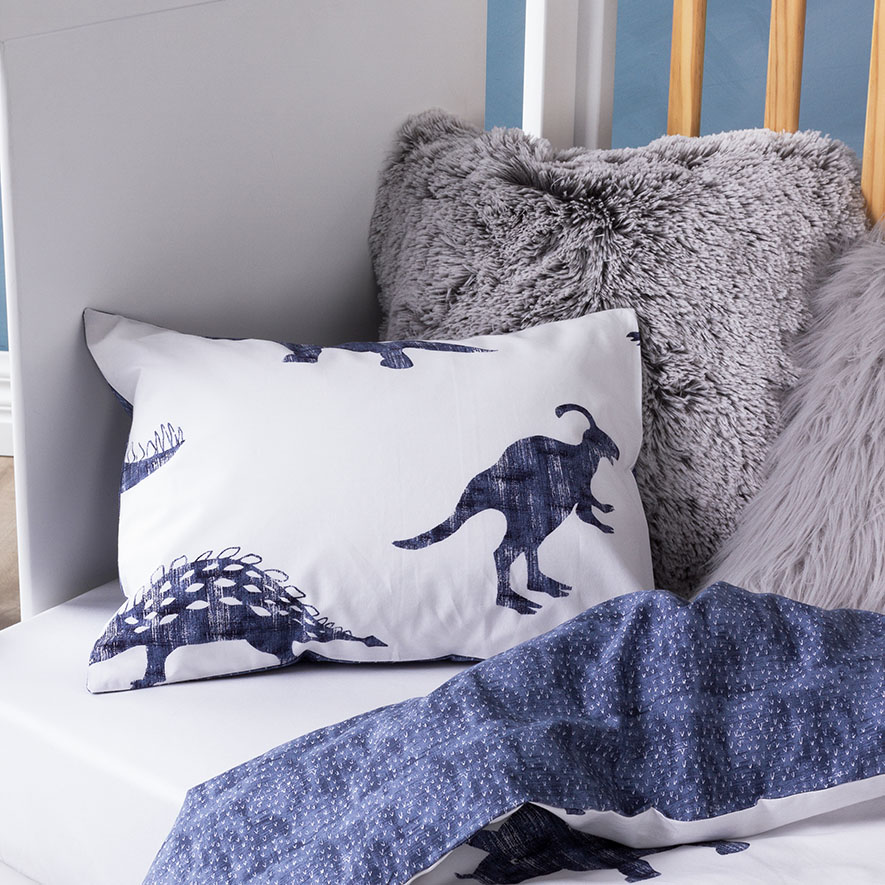 Adairs Kids Dinosaurus Cot Quilt Cover Set Adairs