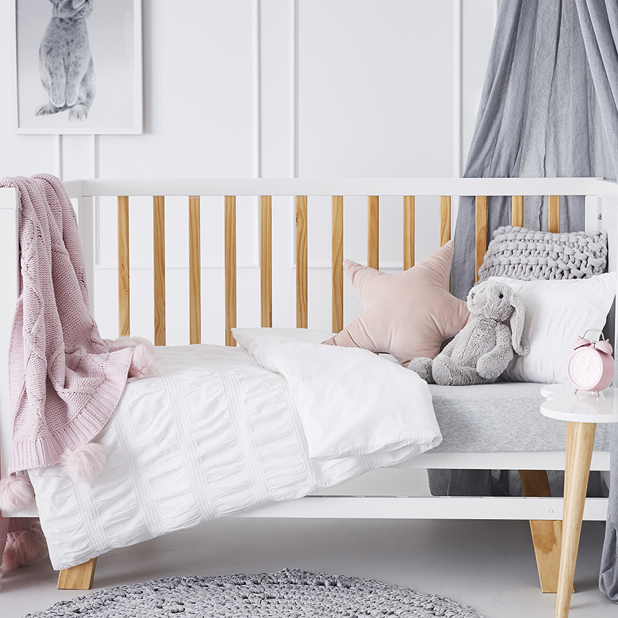 white cot duvet cover