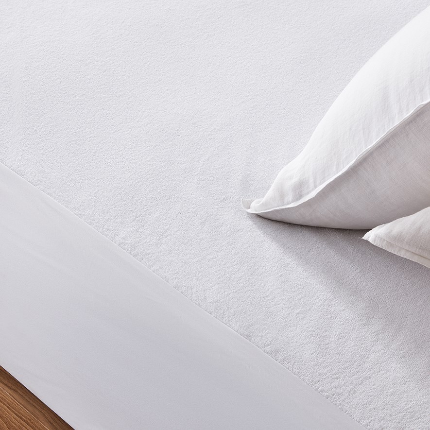 Adairs Kids Terry Cot Waterproof Mattress Protector Adairs