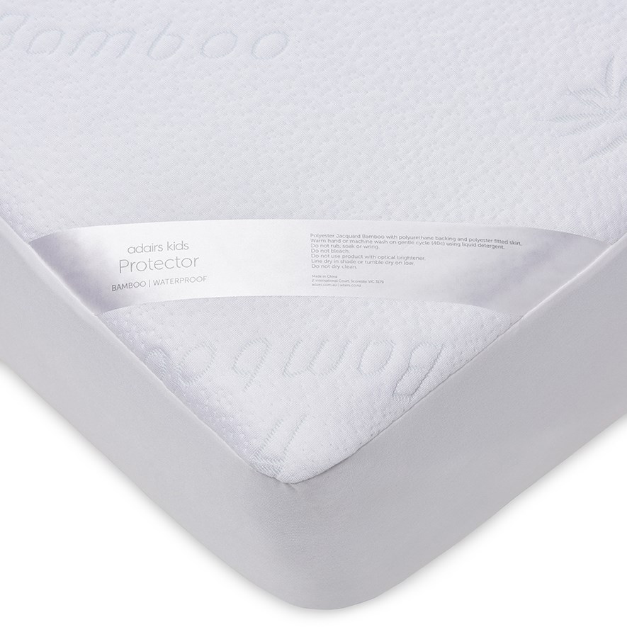 Adairs Kids Kids Bamboo Waterproof Mattress Protector