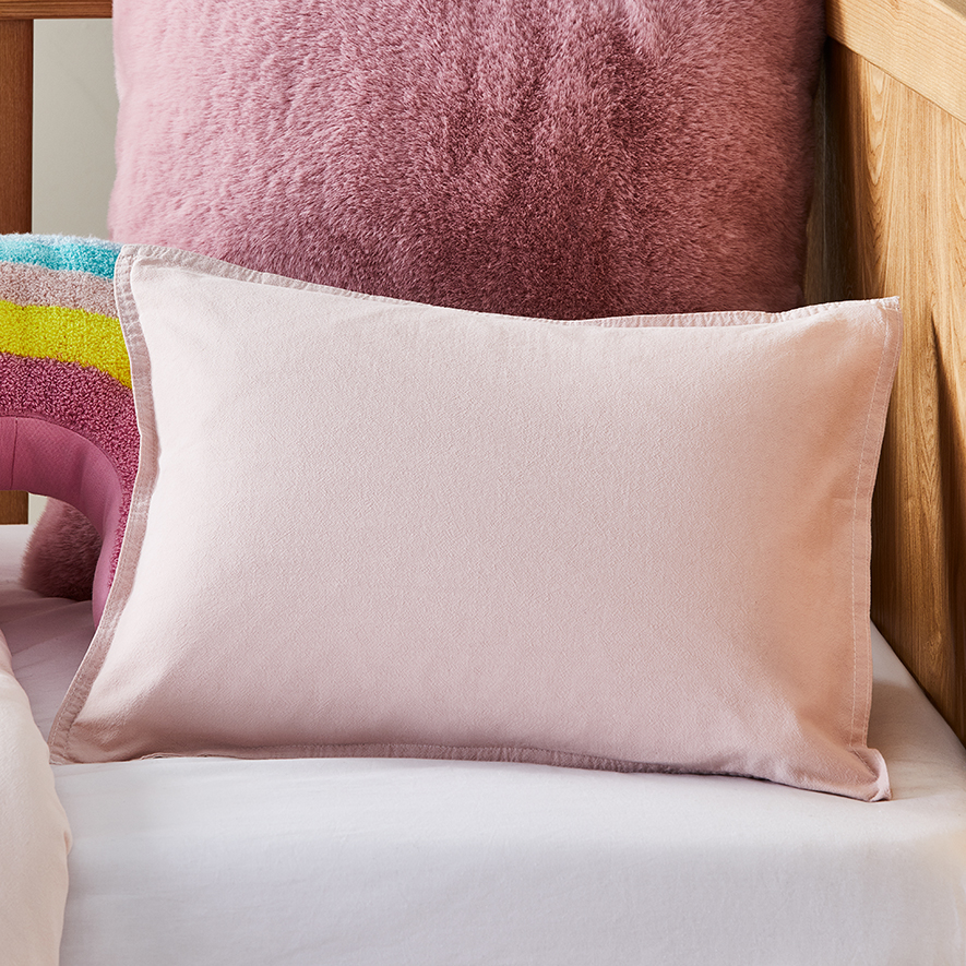 Adairs Kids Stonewashed Cotton Tutu Pink Cot Quilt Cover Set Adairs