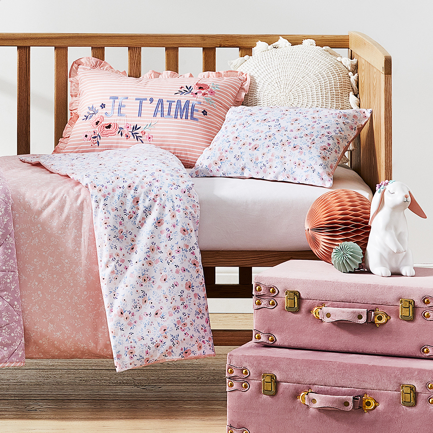 Adairs Kids Poppy Cot Quilt Cover Set Adairs