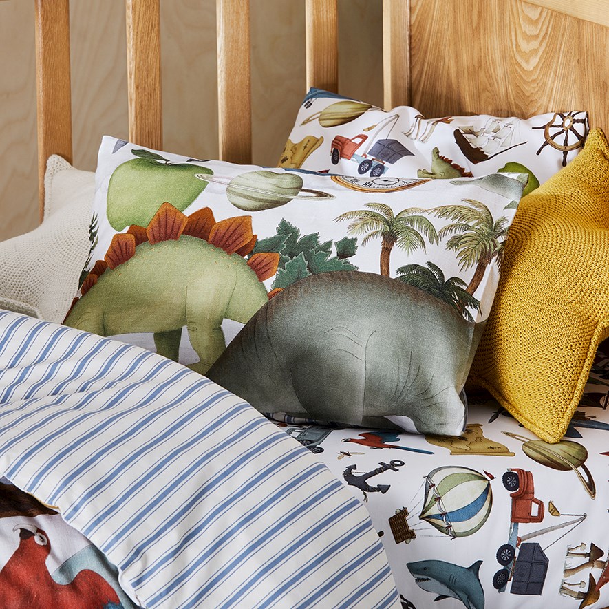 Adairs Kids Fleur Harris Adventureland Cot Quilt Cover Set Adairs