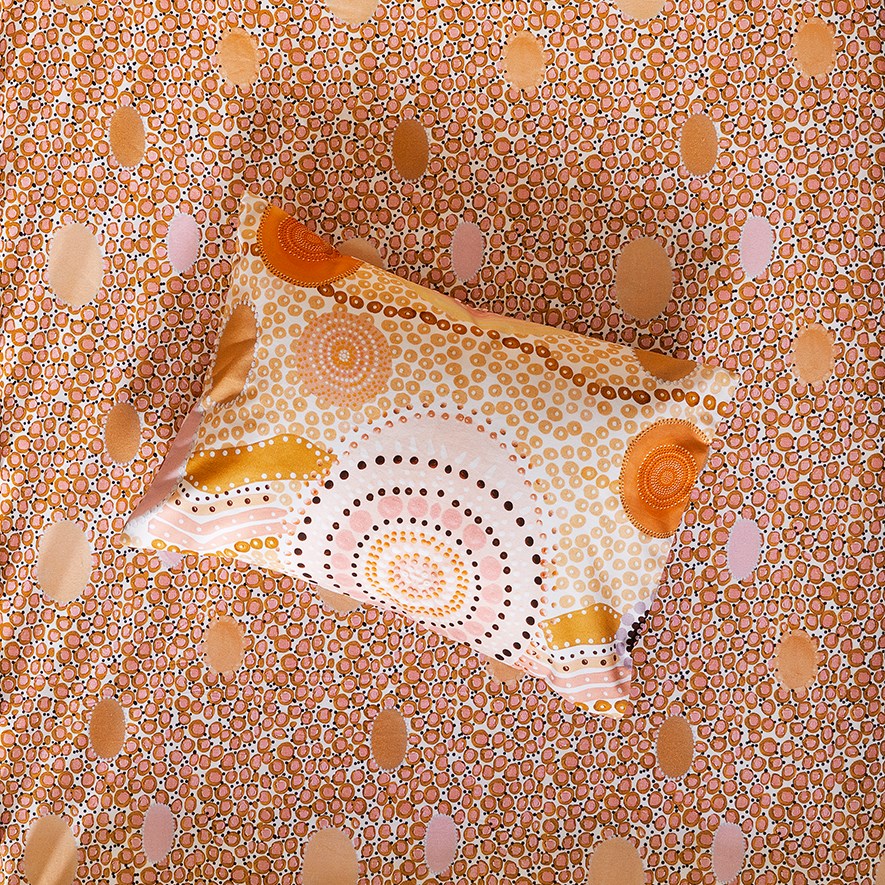 Adairs Kids Miimi + Jiinda Yuludarra Cot Quilt Cover Set Adairs