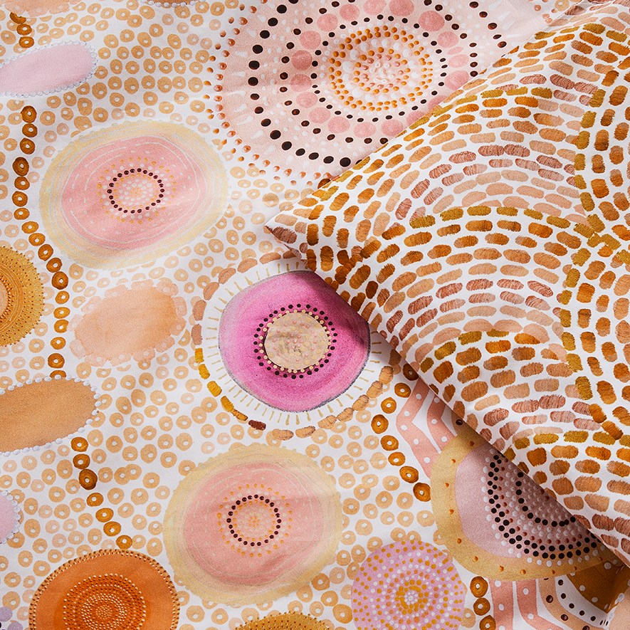 Adairs Kids Miimi + Jiinda Yuludarra Cot Quilt Cover Set Adairs