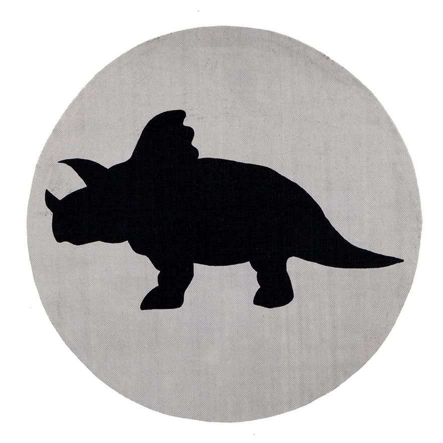 Adairs Kids - Decorative Printed Round Floor Rug Dino | Adairs