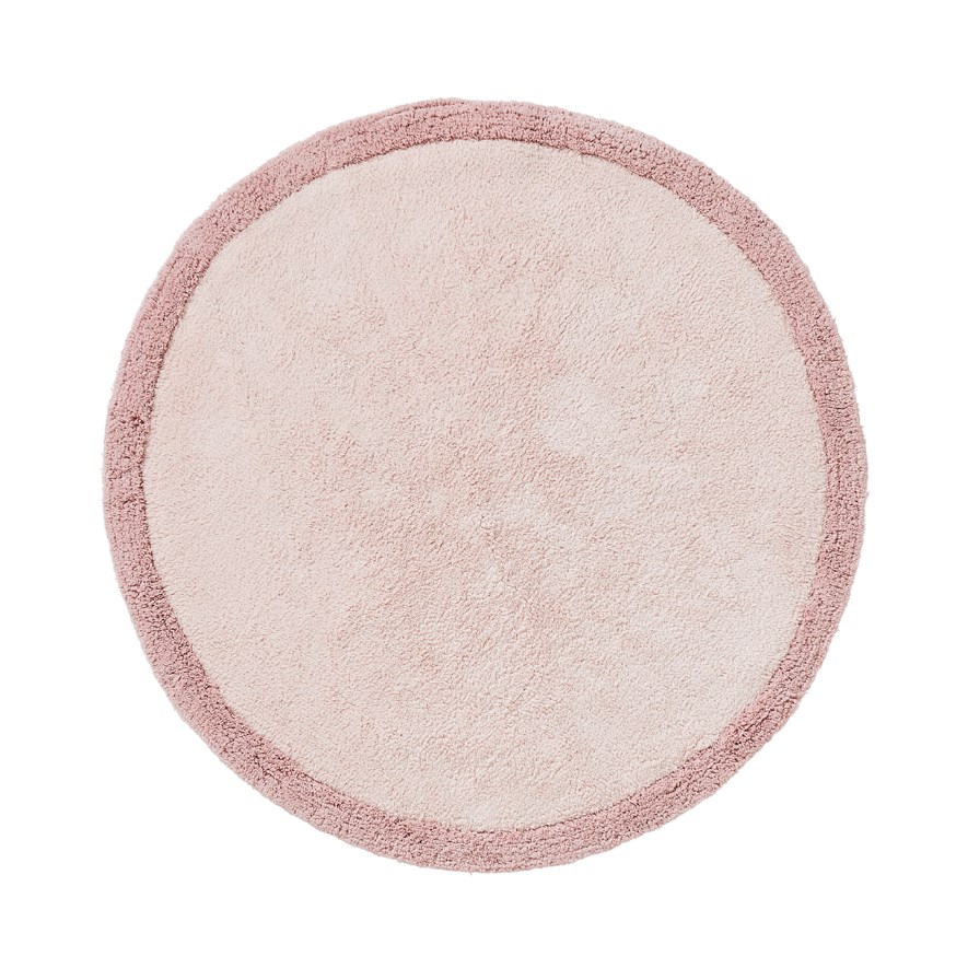 Adairs Kids Reece Blush Round Rug Adairs