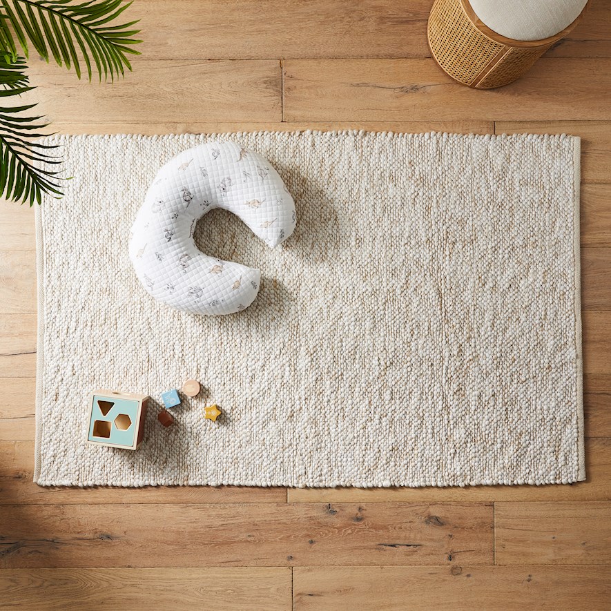 Adairs Kids Kids & Nursery Natural Rug Adairs
