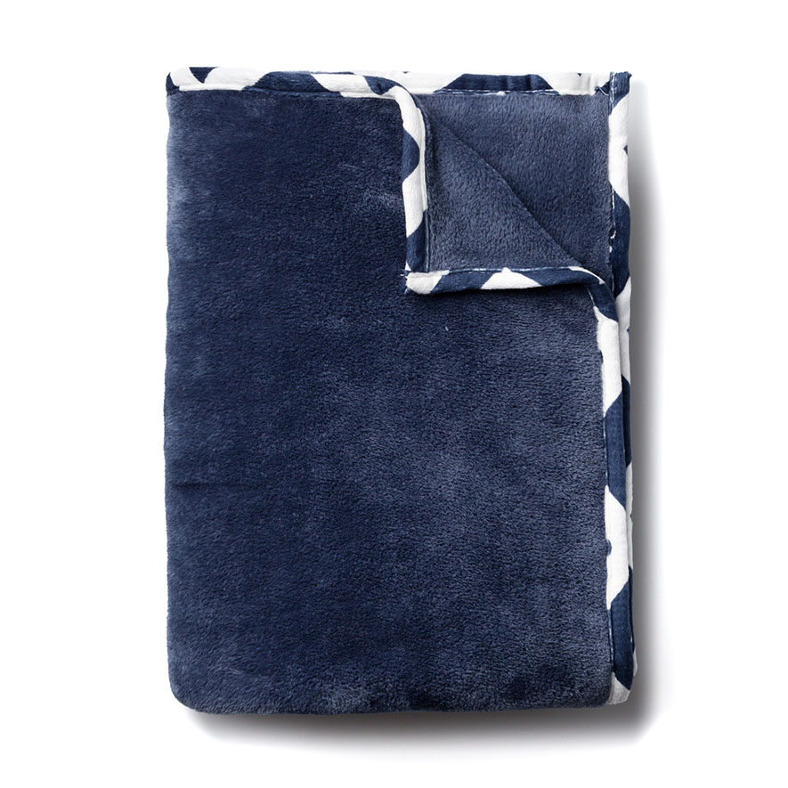 Adairs Kids Ollie Ultra Soft Denim Throw Adairs