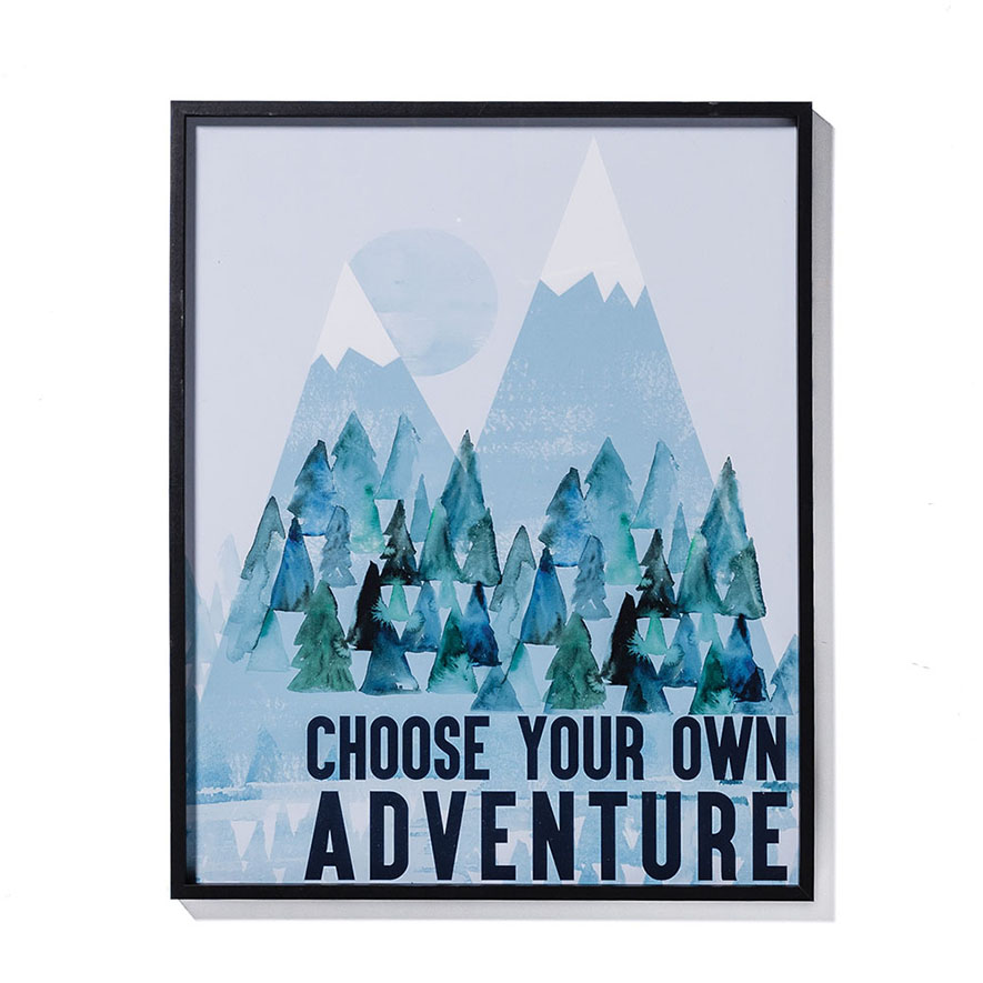 Adairs Kids Framed Choose Your Own Adventure Wall Art Adairs