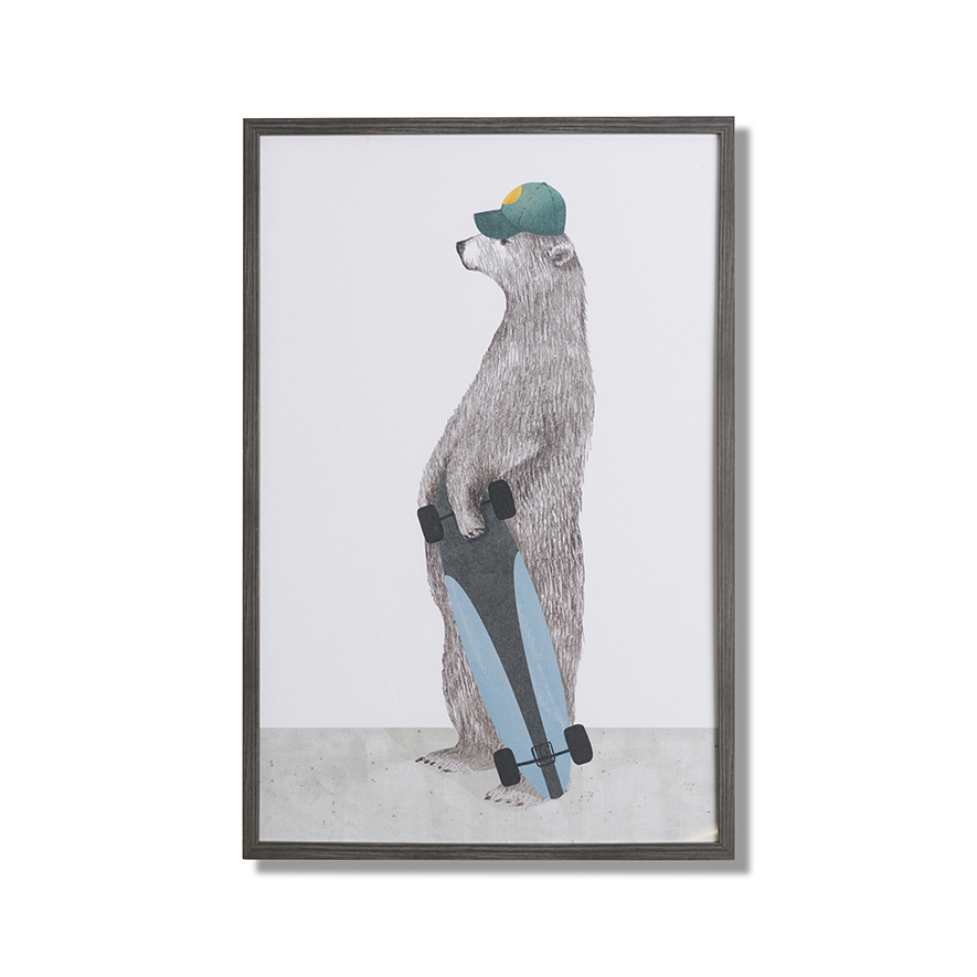 Adairs Kids Wall Art Edward Bear Adairs