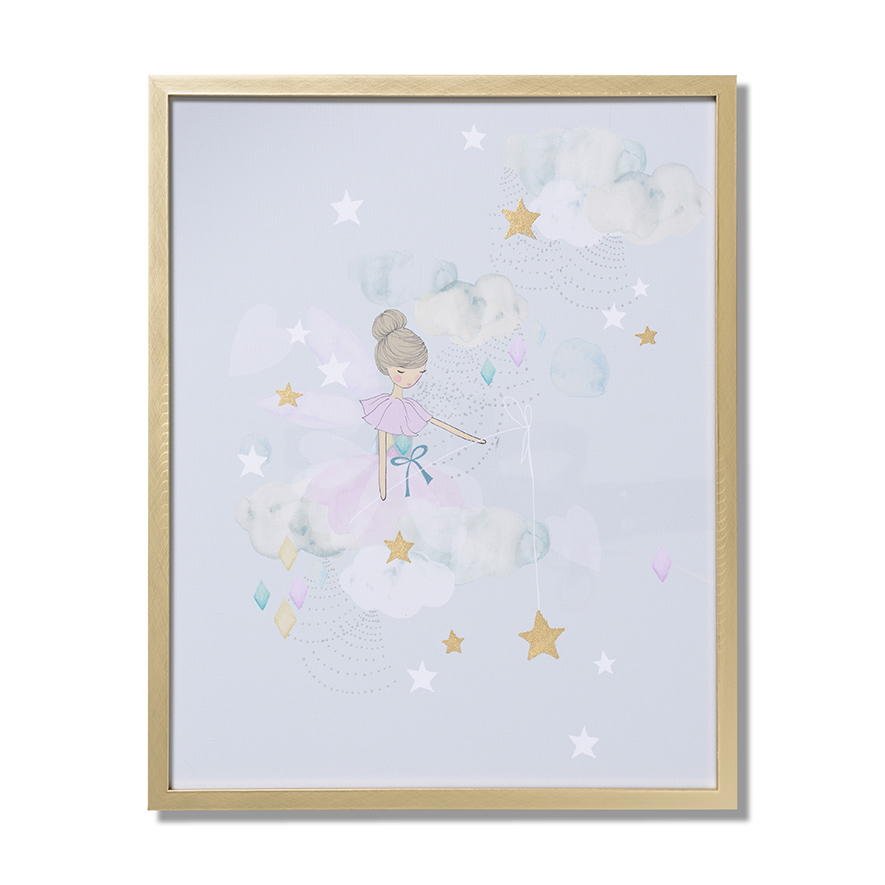 Adairs Kids Harlequin Fairy Wall Art Adairs