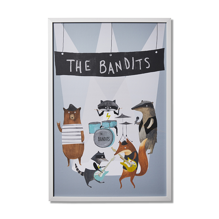 Adairs Kids - Kids Wall Art The Bandits