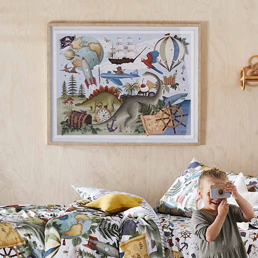 Adairs Kids Fleur Harris Adventureland Wall Art Home & Gifts Adairs