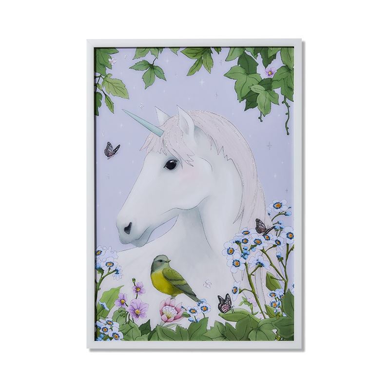 Fleur Harris Springtime Unicorn Wall Art