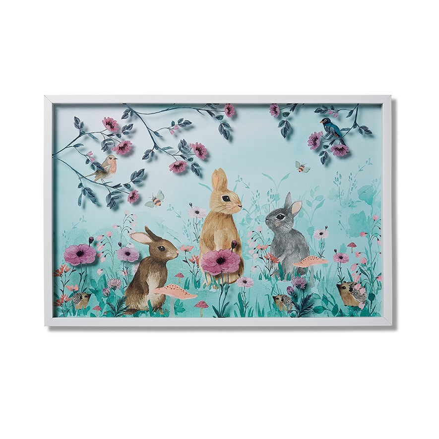 Adairs Kids Forest Friends Framed Wall Art Adairs