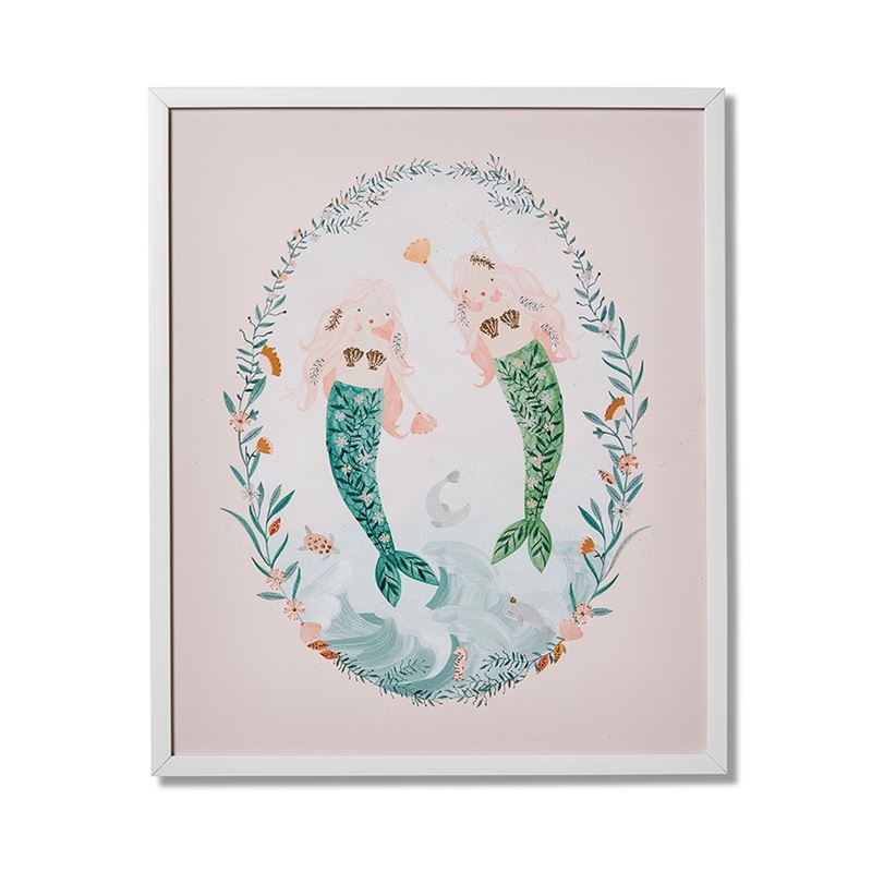 Mermaid Paradise Framed Wall Art