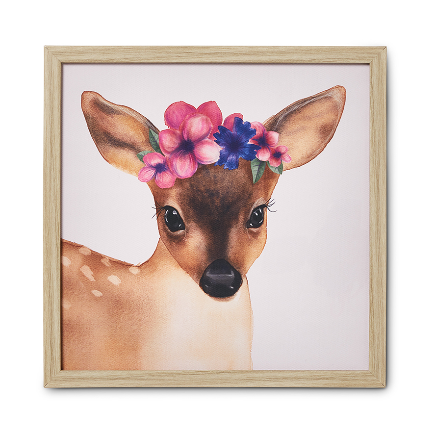 Adairs Kids - Pretty Deer Framed Wall Art | Adairs