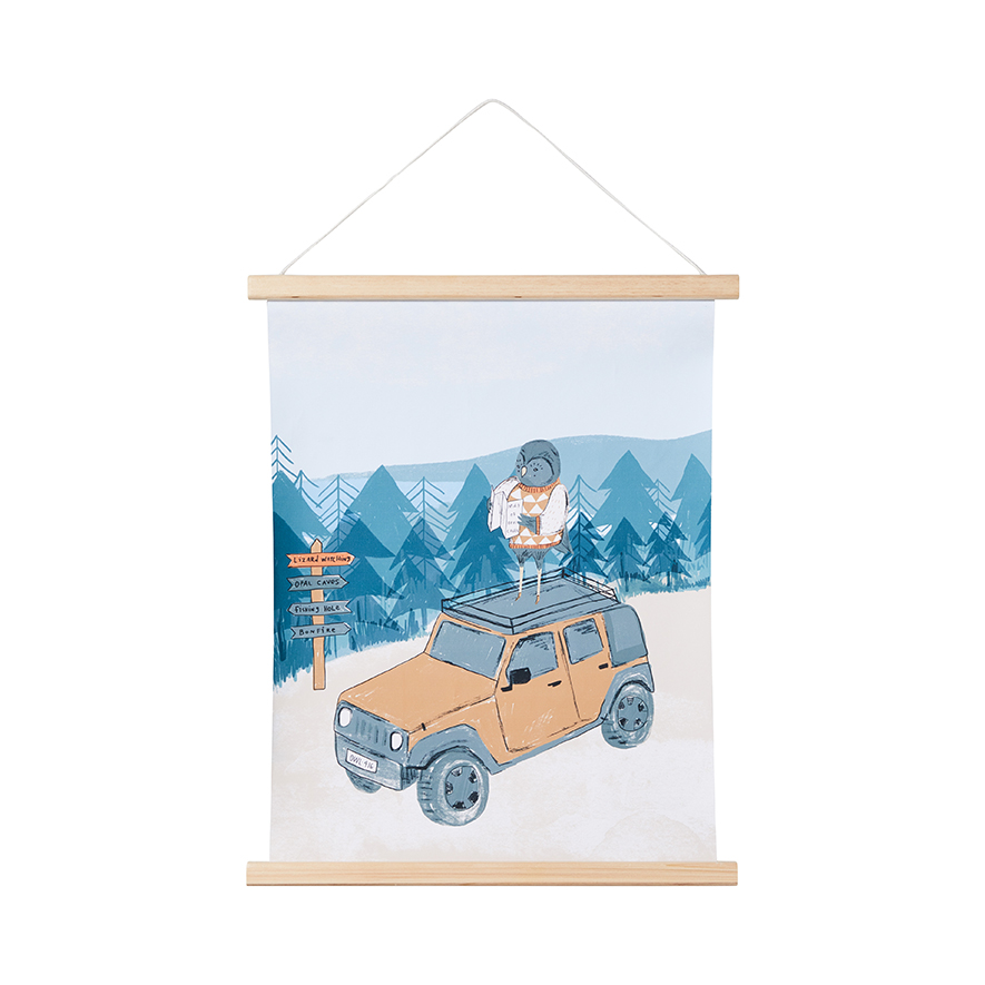 Adairs Kids Road Trip Framed Wall Art Adairs
